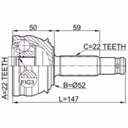 FEBEST 1810-1007 non classificato