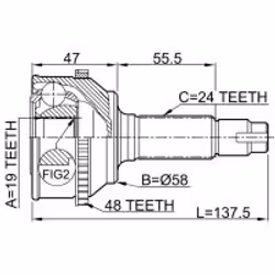 FEBEST 0110-073A48 non classificato