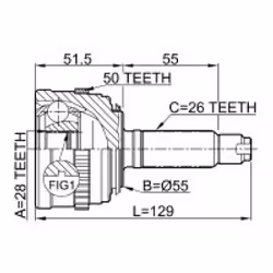 FEBEST 0310-035A50 non classificato
