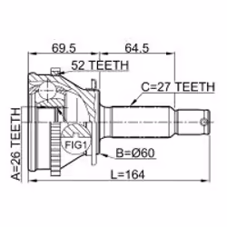 FEBEST 1210-SFA52 non classificato