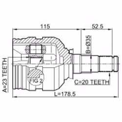 FEBEST 0111-SXM10LH non classificato