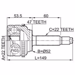 FEBEST 1110-007A47 non classificato
