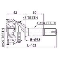 FEBEST 0110-072A48 non classificato
