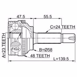 FEBEST 0110-035A48 non classificato