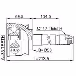 FEBEST 0610-007 non classificato