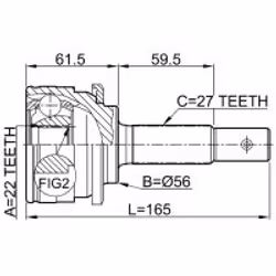 FEBEST 0210-051 non classificato