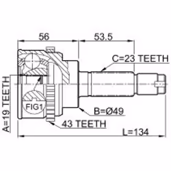 FEBEST 0710-017A43 non classificato