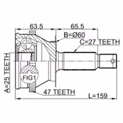 FEBEST 1210-011A47 non classificato