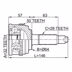 FEBEST 0310-033A50 non classificato
