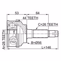 FEBEST 0510-034A44 non classificato