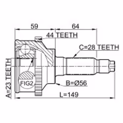 FEBEST 0510-018A44 non classificato