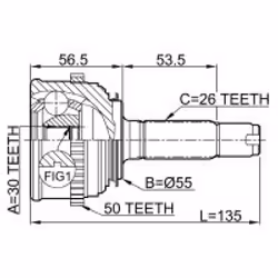 FEBEST 0310-024A50 non classificato