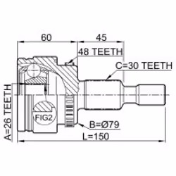 FEBEST 1610-163A48 non classificato