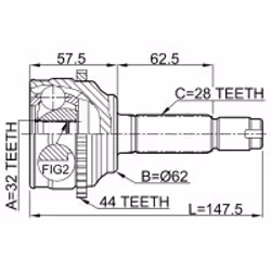 FEBEST 0510-044A44 non classificato