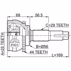 FEBEST 0210-069A44 non classificato