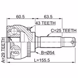 FEBEST 0410-DA2A43 non classificato