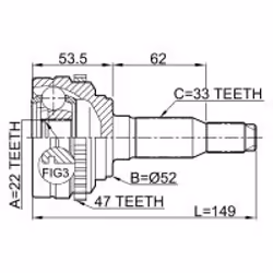 FEBEST 1110-J200A47 non classificato