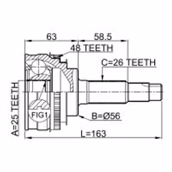 FEBEST 0110-065A48 non classificato