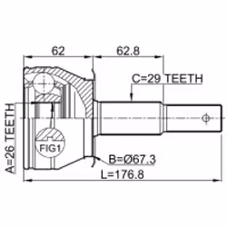 FEBEST 0210-R51AT non classificato