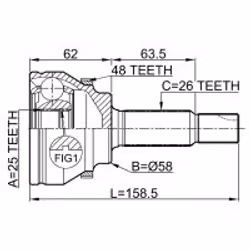 FEBEST 0110-AZT250A48 non classificato