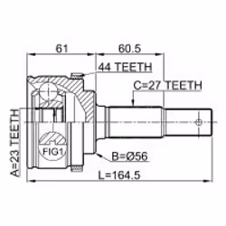FEBEST 0210-P12QG18A44 non classificato