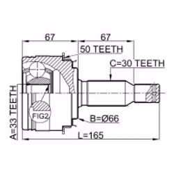 FEBEST 0410-V75A50 non classificato
