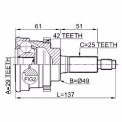 FEBEST 0710-029A42 non classificato
