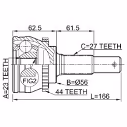FEBEST 0210-V10A44 non classificato