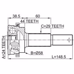 FEBEST 0210-T30RA44 non classificato