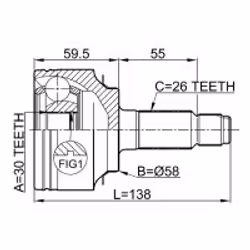 FEBEST 0310-FD non classificato