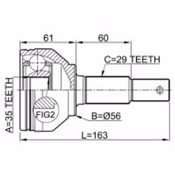 FEBEST 0210-J1020 non classificato