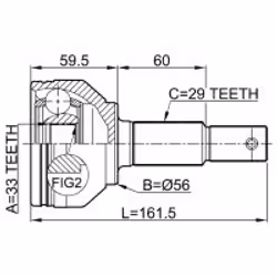 FEBEST 0210-J1016 non classificato