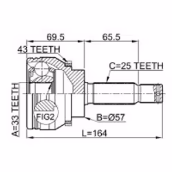 FEBEST 0410-DJ24A43 non classificato