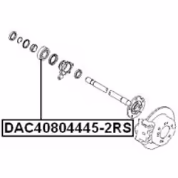FEBEST DAC40804445-2RS non classificato
