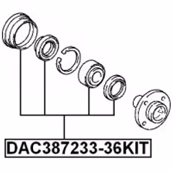 FEBEST DAC387233-36KIT non classificato