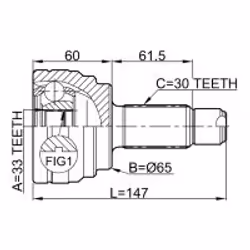 FEBEST 1910-E70 non classificato