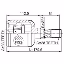 FEBEST 0511-M6ATLH non classificato