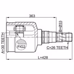 FEBEST 0211-J1016RH non classificato