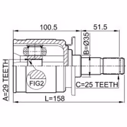 FEBEST 0411-CU20RR non classificato - Vista aggiuntiva 2