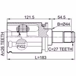 FEBEST 1911-E70LH non classificato