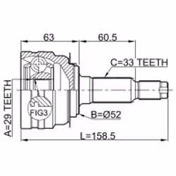 FEBEST 1110-J150 non classificato