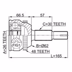 FEBEST 0110-MCV30A48 non classificato