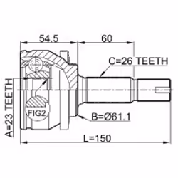 FEBEST 0110-ZZE150 non classificato