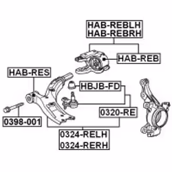 FEBEST 0324-RERH non classificato
