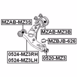 FEBEST 0524-MZ3RH non classificato