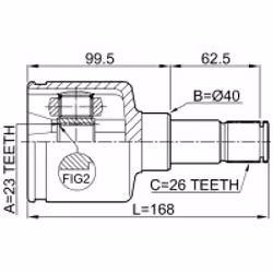 FEBEST 2111-CB420LH non classificato