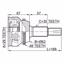 FEBEST 0110-GSV40A48 non classificato