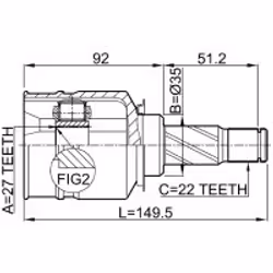 FEBEST 1811-Z14 non classificato - Vista aggiuntiva 2