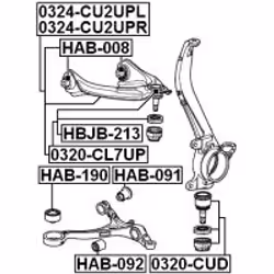 FEBEST 0320-CUD non classificato