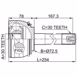 FEBEST 0110-074 non classificato